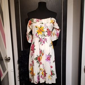 Spring floral dress